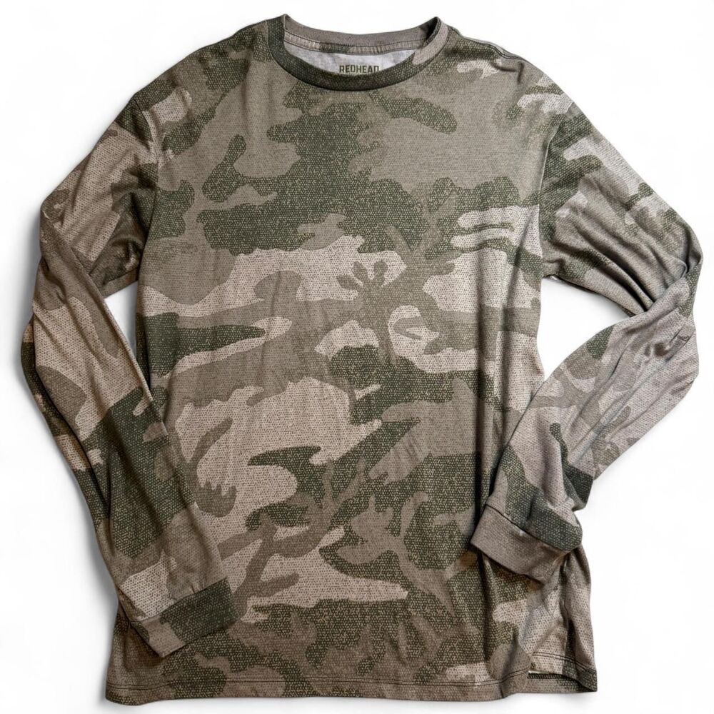 RedHead Camo Long Sleeve Shirt Men's Medium Woodland Hunting Outdoor Gorpcore